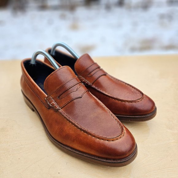 Cole Haan Other - Cole Haan Men's Loafers Brown Leather Shoes, Size 10 M, Pre-owned